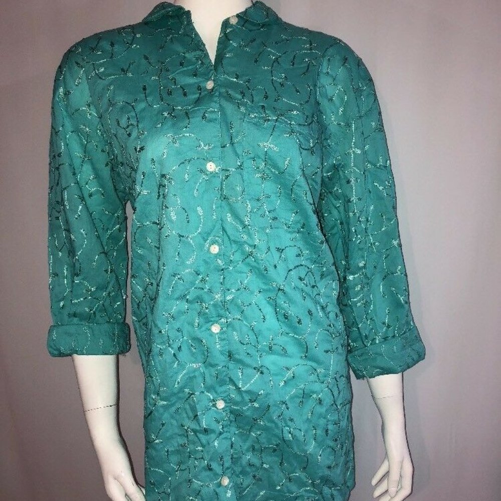 Graham Kandiah Womens Tunic Shirt Long Sleeve M